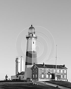 Lighthouse at Montauk Point State Park, the Hamptons, New York