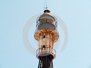 Lighthouse by the Monte Hermoso beach