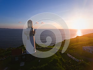 Lighthouse at Naidi Hills in Basco, Batan Island of Batanes, Philippines