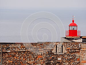Lighthouse of NazarÃÂ© photo