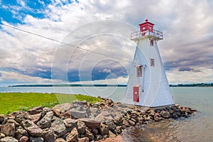 Lighthouse near Brighton beach in Charlottetown - Canada
