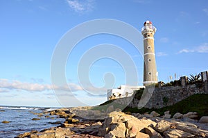 Lighthouse near Punta del Este, Uruguay photo