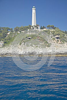 Lighthouse near Saint Jean Cap Ferrat, French Riviera, France