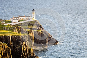 Lighthouse at Neist Point, Isle Of Skye, Scotland, UK