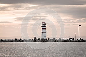 Lighthouse at Neusiedler See, Austria