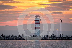 Lighthouse at Neusiedler See, Austria