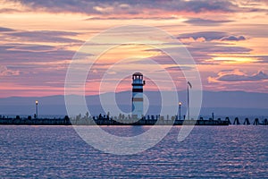 Lighthouse at Neusiedler See, Austria