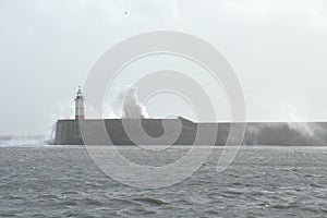 Lighthouse at Newhaven Harbour photo