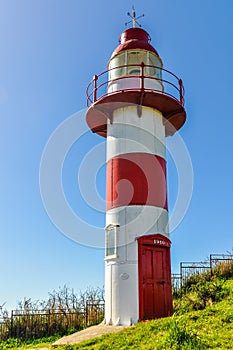 Lighthouse in Niebla, Valdivia, Chile photo
