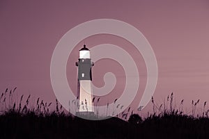 Lighthouse at the night, Tybee island