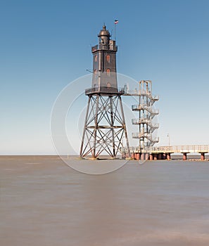 Lighthouse Obereversand in Dorum-Neufeld Lower Saxony, Germany photo