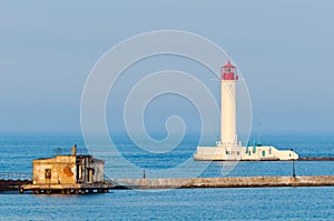 Lighthouse in Odessa Ukraine photo