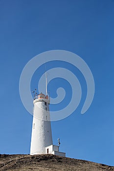 White Lighthouse and blue sky