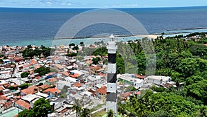 Lighthouse At Olinda In Pernambuco Brazil.