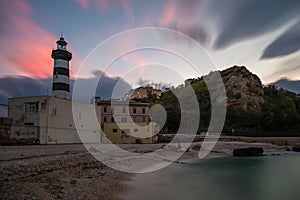 The Lighthouse at Ortona, provincia di Chieti, costa adriatica photo