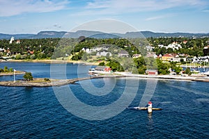Lighthouse in the Oslofjord photo