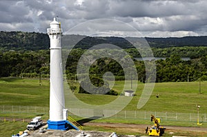 Lighthouse in Panama Canal