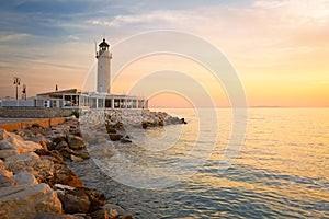 Lighthouse in Patras.