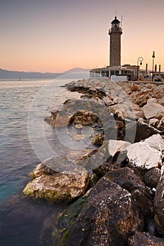 Lighthouse in Patras.