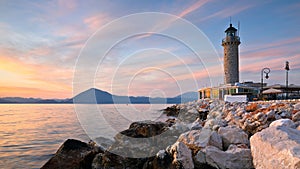 Lighthouse in Patras.