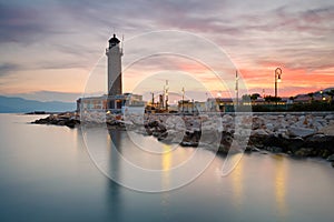 Lighthouse in Patras.