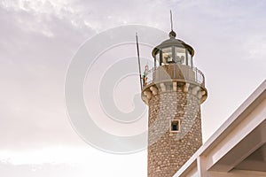 Lighthouse Patras, Peloponnese, Greece