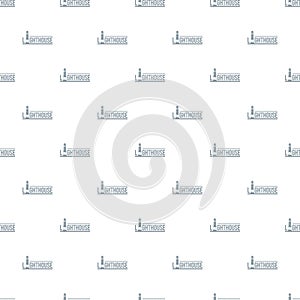 Lighthouse pattern vector seamless