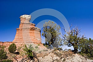 Lighthouse Peak in Palo Duro Canyon photo