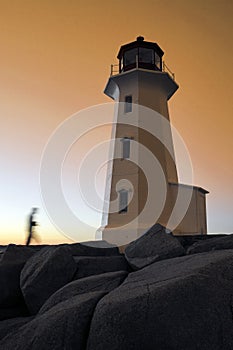 Lighthouse at Peggy's Cove, Nova Scotia