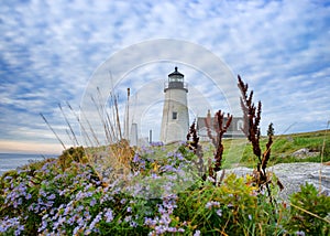 The lighthouse at Pemaquid Point Maine