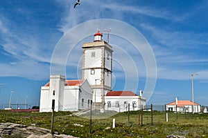 Lighthouse in Peniche, Portugal