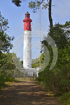 Lighthouse of Cap-Ferret in France photo