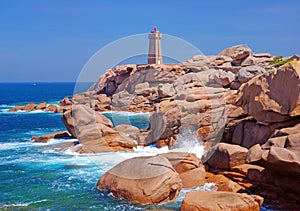 Lighthouse,Ploumanach,Brittany