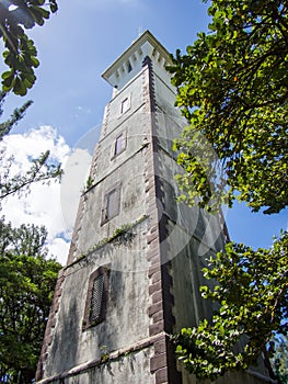 Lighthouse at Pointe Venus at Papeete, French Polynesia