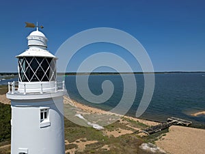 Lighthouse pointing wind direction