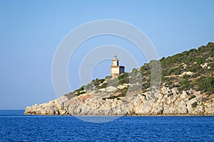 Lighthouse at Poros island