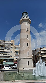 Lighthouse in the port of Alexandroupolis, Evros Greece