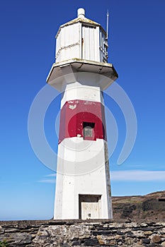 Lighthouse in Port Erin on the Isle of Man