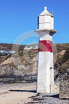 Lighthouse in Port Erin on the Isle of Man