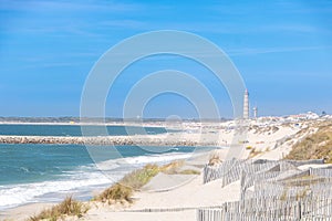 The Lighthouse of Praia da Barra, known as Aveiro farol photo