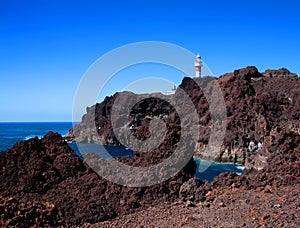 Lighthouse on Punta de Teno, Island Tenerife, Canary Islands photo