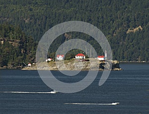 Lighthouse on Quadra Island photo