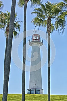 Lighthouse Queensway Bay Long Beach waterfront California photo