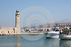 Lighthouse in Rethymno, Crete
