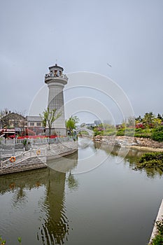 The lighthouse in Rizhao, China