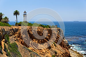 Lighthouse on the rock, Los Angeles, California