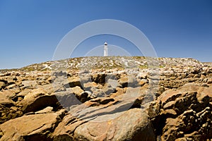 Lighthouse and Rocks