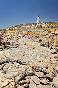 Lighthouse and Rocks