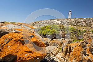 Lighthouse and Rocks