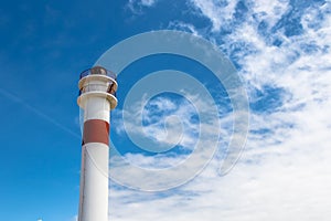 Lighthouse in  Rota, Cadiz, Spain